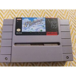 Vintage 1991 Super Nintendo SNES Game PilotWings Video Game